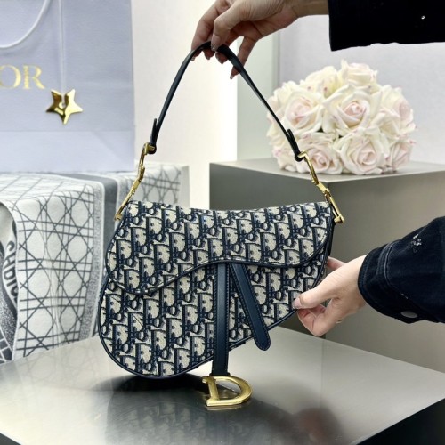 Dior Oblique Saddle Bag (Medium)