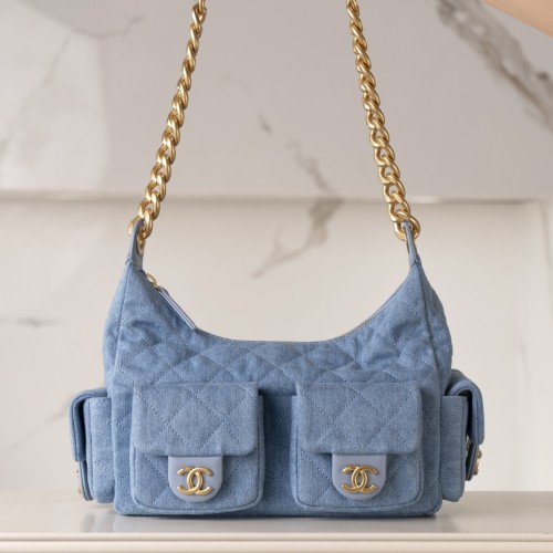 Chanel 25C 데닝 호보백