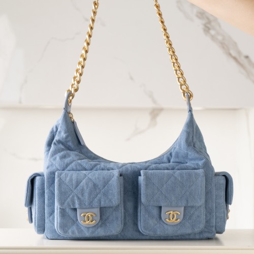 Chanel 25C 데닝 호보백 (Large)