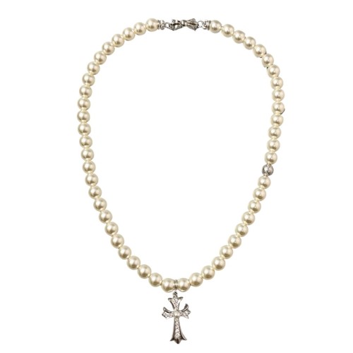 Chrome Hearts xmikimoto 진주목걸이